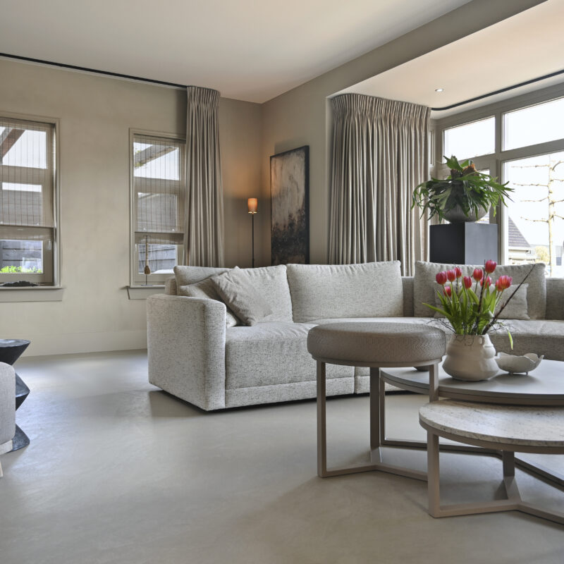 Gietvloer woonkamer Ede